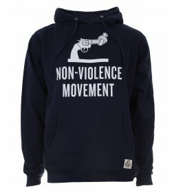 sweatshirt - non violence - logo
